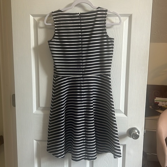 Talbots navy and white stripe dress Size PS - Picture 3 of 3